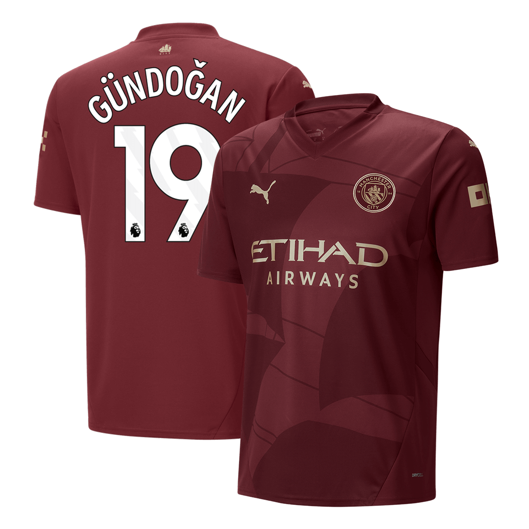 GÜNDOĞAN #19 Manchester City Third Away Soccer Jersey - Soccerdeal