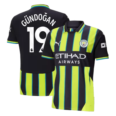 GÜNDOĞAN #19 Manchester City Away Soccer Jersey 2024/25 - Soccerdeal