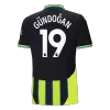 GÜNDOĞAN #19 Manchester City Away Soccer Jersey 2024/25 - Soccerdeal