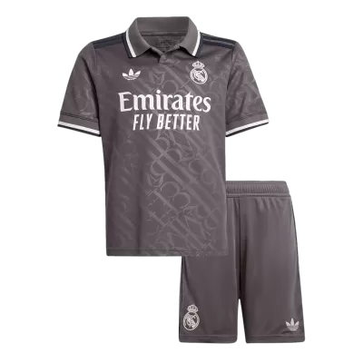 Kid's Real Madrid Third Away Soccer Jersey Kit(Jersey+Shorts) 2024/25 - Soccerdeal