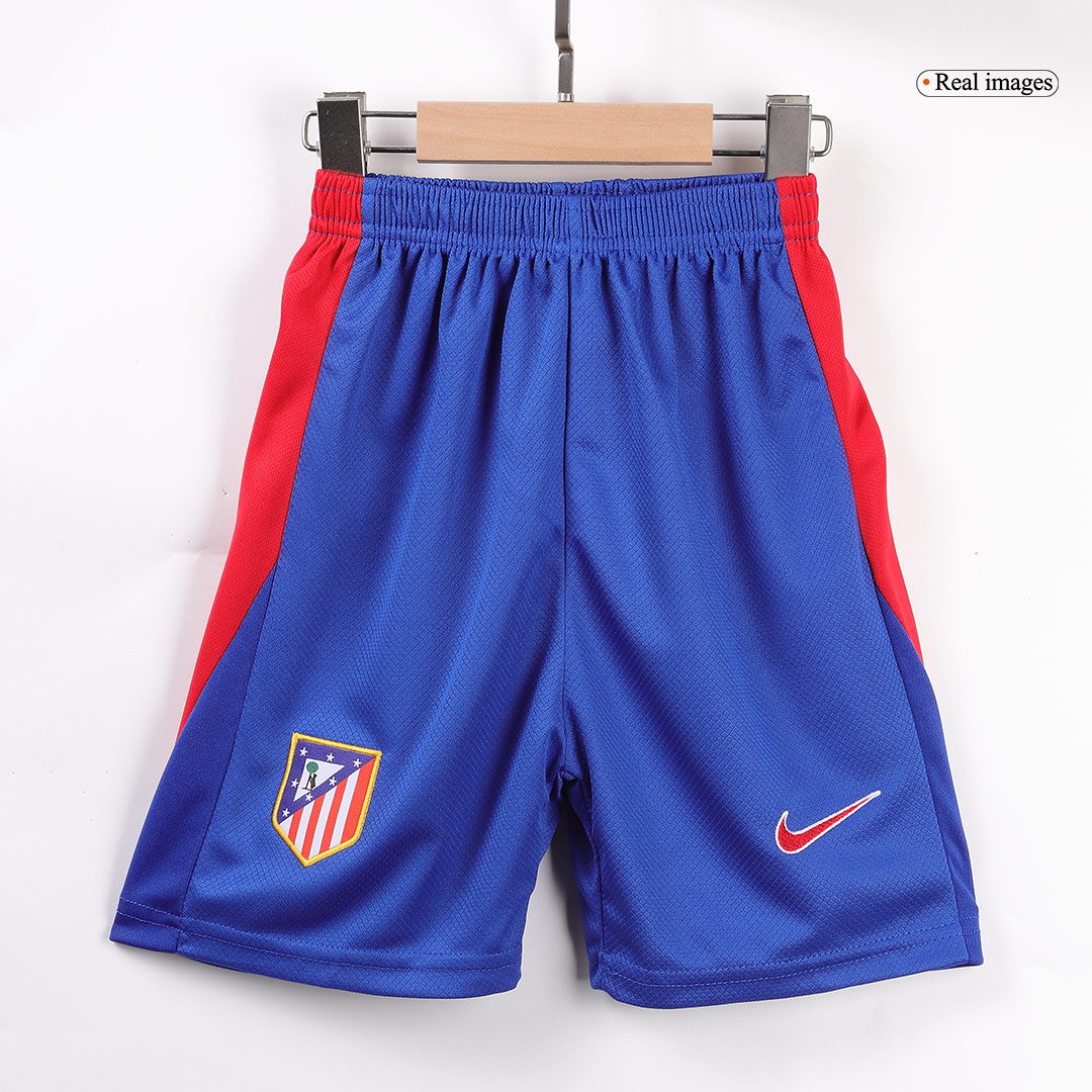 Kid's Atletico Madrid Home Soccer Jersey Kit(Jersey+Shorts) - Soccerdeal