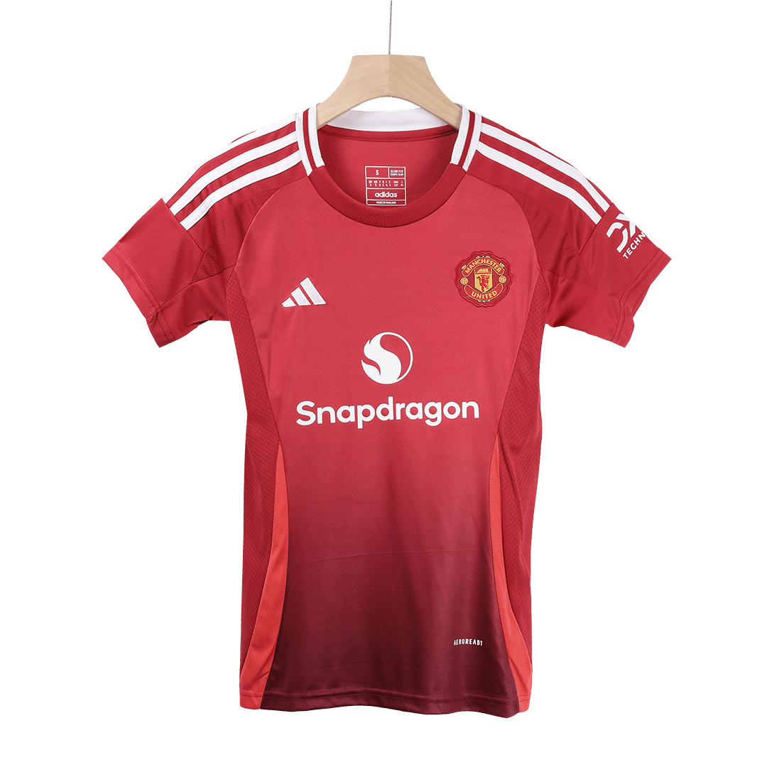 Women's Manchester United Home Soccer Jersey - Soccerdeal