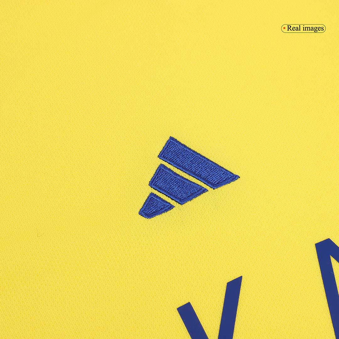 Kid's RONALDO #7 Al Nassr Home Soccer Jersey Kit(Jersey+Shorts) - ACL - Soccerdeal