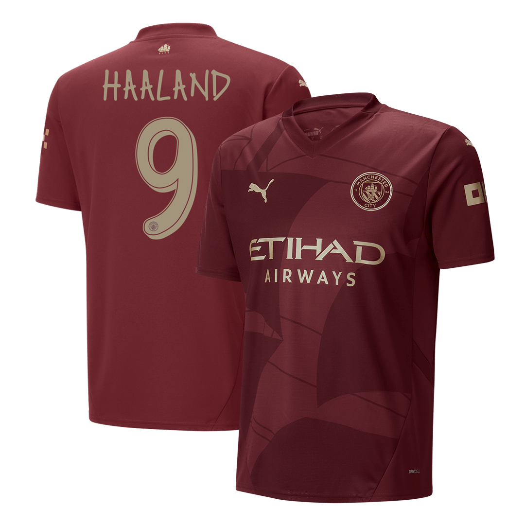 HAALAND #9 Manchester City Third Away Soccer Jersey -UCL - Soccerdeal