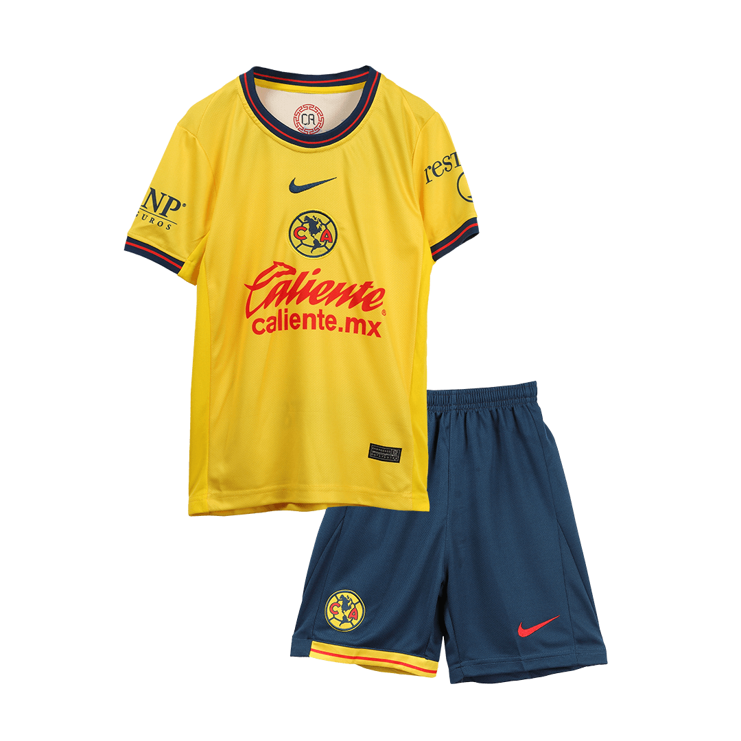 Kid s Club America Home Soccer Jersey Kit Jersey Shorts 2024 25