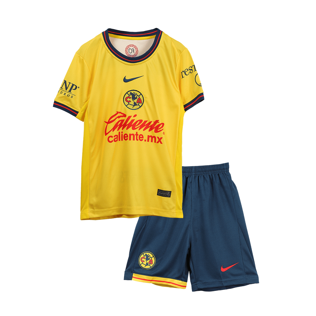 Kid's Club America Home Soccer Jersey Kit(Jersey+Shorts) - Soccerdeal