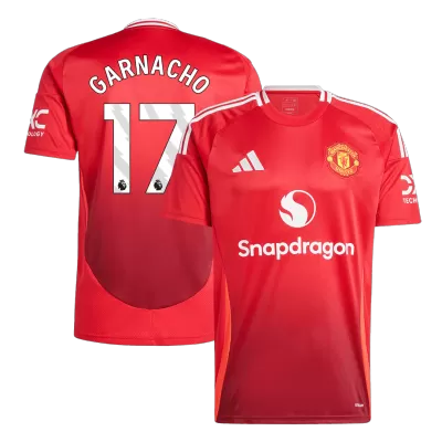 GARNACHO #17 Manchester United Home Soccer Jersey 2024/25 - Soccerdeal