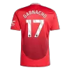 GARNACHO #17 Manchester United Home Soccer Jersey 2024/25 - Soccerdeal