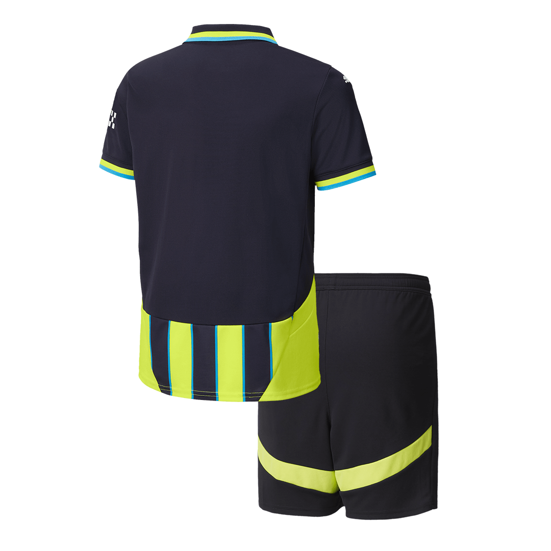 Kid's Manchester City Away Soccer Jersey Kit(Jersey+Shorts) - Soccerdeal