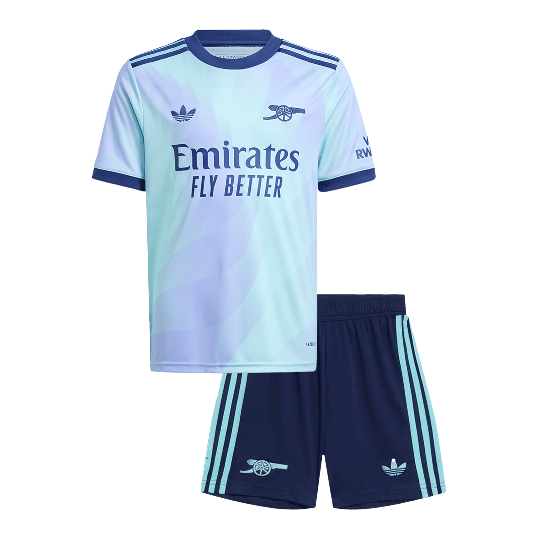 Kid's Arsenal Third Away Soccer Jersey Kit(Jersey+Shorts) - Soccerdeal