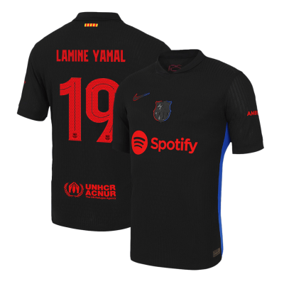 Authentic LAMINE YAMAL #19 Barcelona Away Soccer Jersey 2024/25- UCL - Soccerdeal