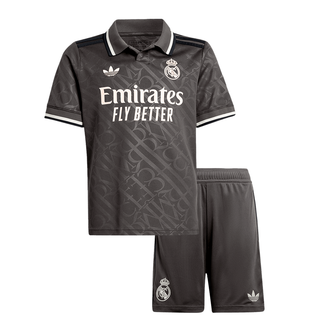 Kid's Real Madrid Third Away Soccer Jersey Kit(Jersey+Shorts) - Soccerdeal