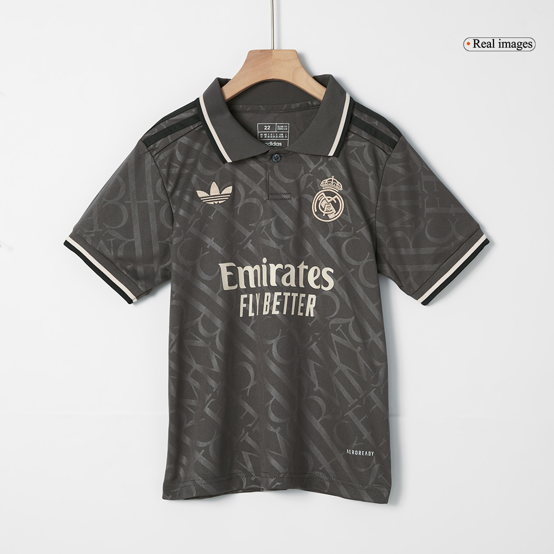 Kid's Real Madrid Third Away Soccer Jersey Kit(Jersey+Shorts) - Soccerdeal