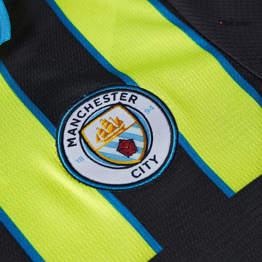 Kid's Manchester City Away Soccer Jersey Kit(Jersey+Shorts) - Soccerdeal