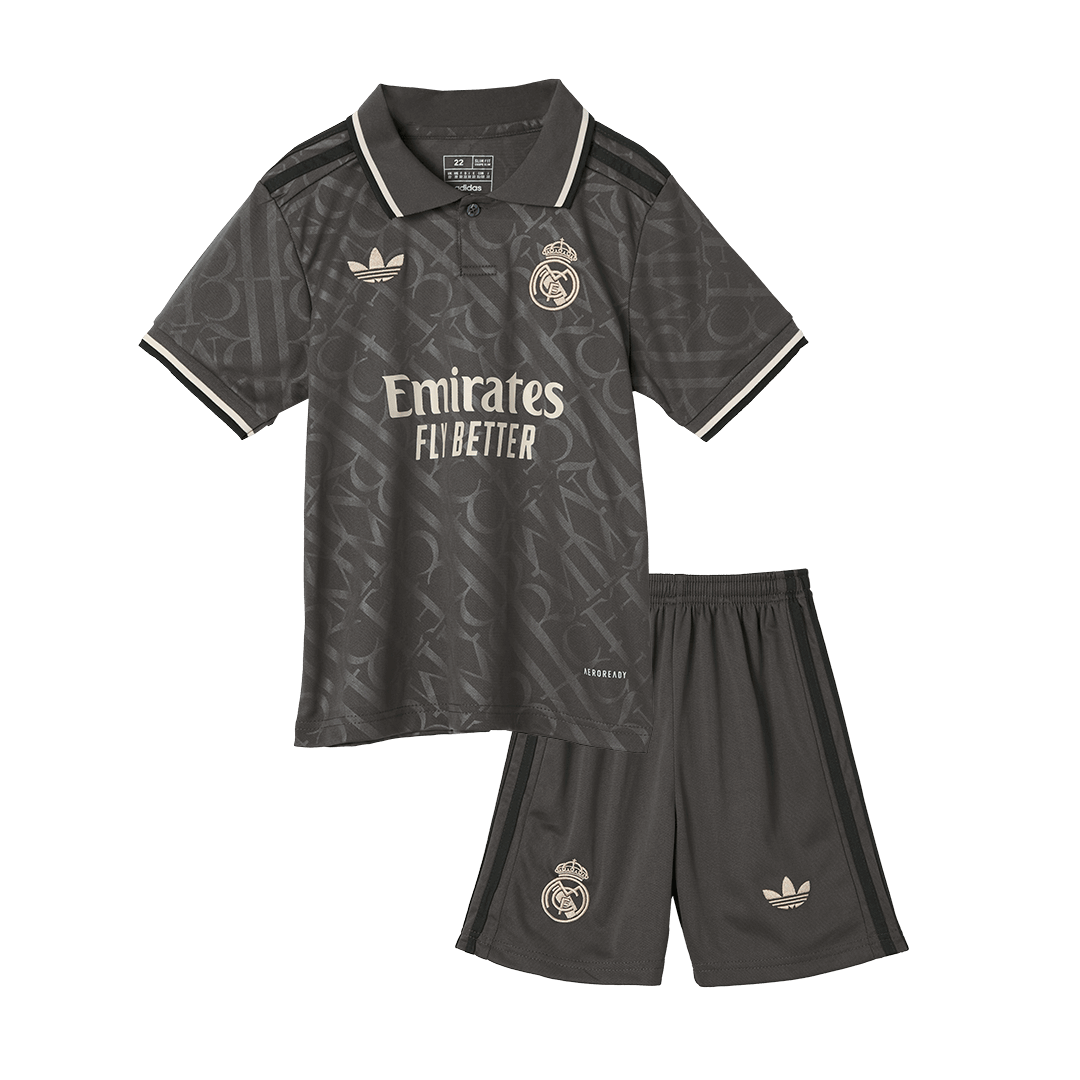 Kid's Real Madrid Third Away Soccer Jersey Kit(Jersey+Shorts) - Soccerdeal