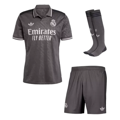 Real Madrid Third Away Soccer Jersey Kit(Jersey+Shorts+Socks) 2024/25 - Soccerdeal