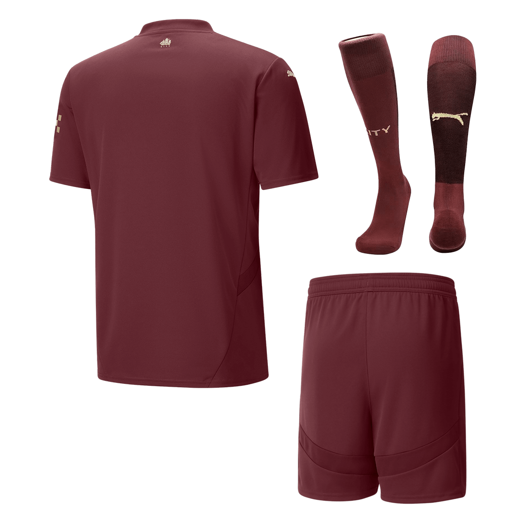 Manchester City Third Away Soccer Jersey Kit(Jersey+Shorts+Socks) - Soccerdeal