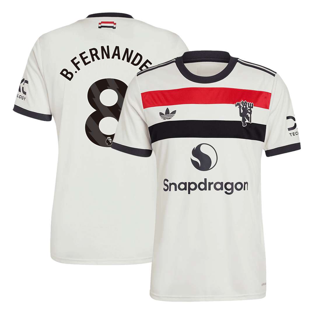 B.FERNANDES #8 Manchester United Third Away Soccer Jersey - Soccerdeal