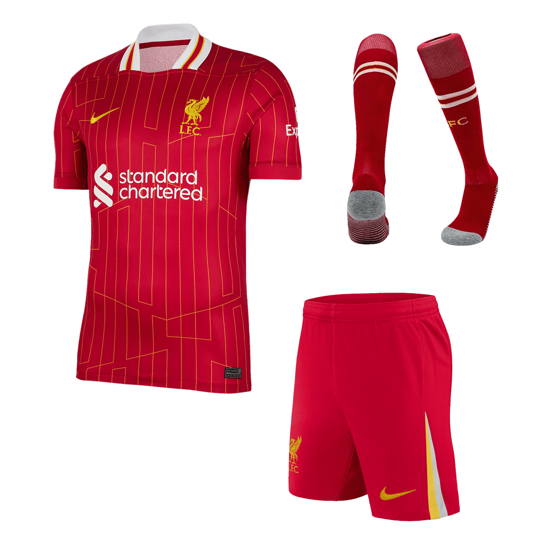 Liverpool Home Soccer Jersey Kit(Jersey+Shorts+Socks) - Soccerdeal