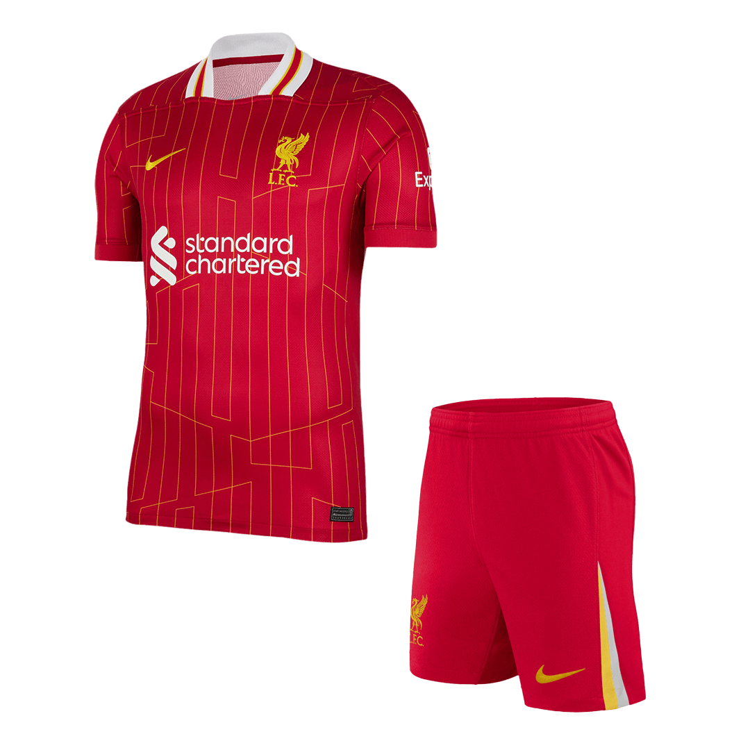 Liverpool Home Soccer Jersey Kit(Jersey+Shorts) - Soccerdeal