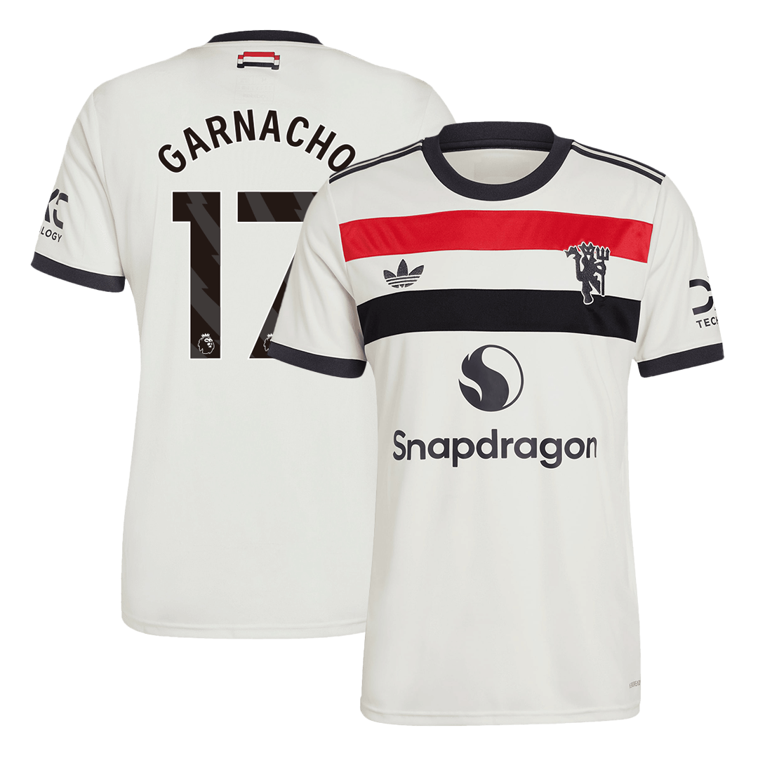 GARNACHO #17 Manchester United Third Away Soccer Jersey - Soccerdeal