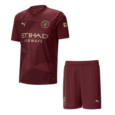 Manchester City Third Away Soccer Jersey Kit(Jersey+Shorts) 2024/25 - Soccerdeal