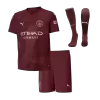 Kid's Manchester City Third Away Soccer Jersey Kit(Jersey+Shorts+Socks) 2024/25 - Soccerdeal