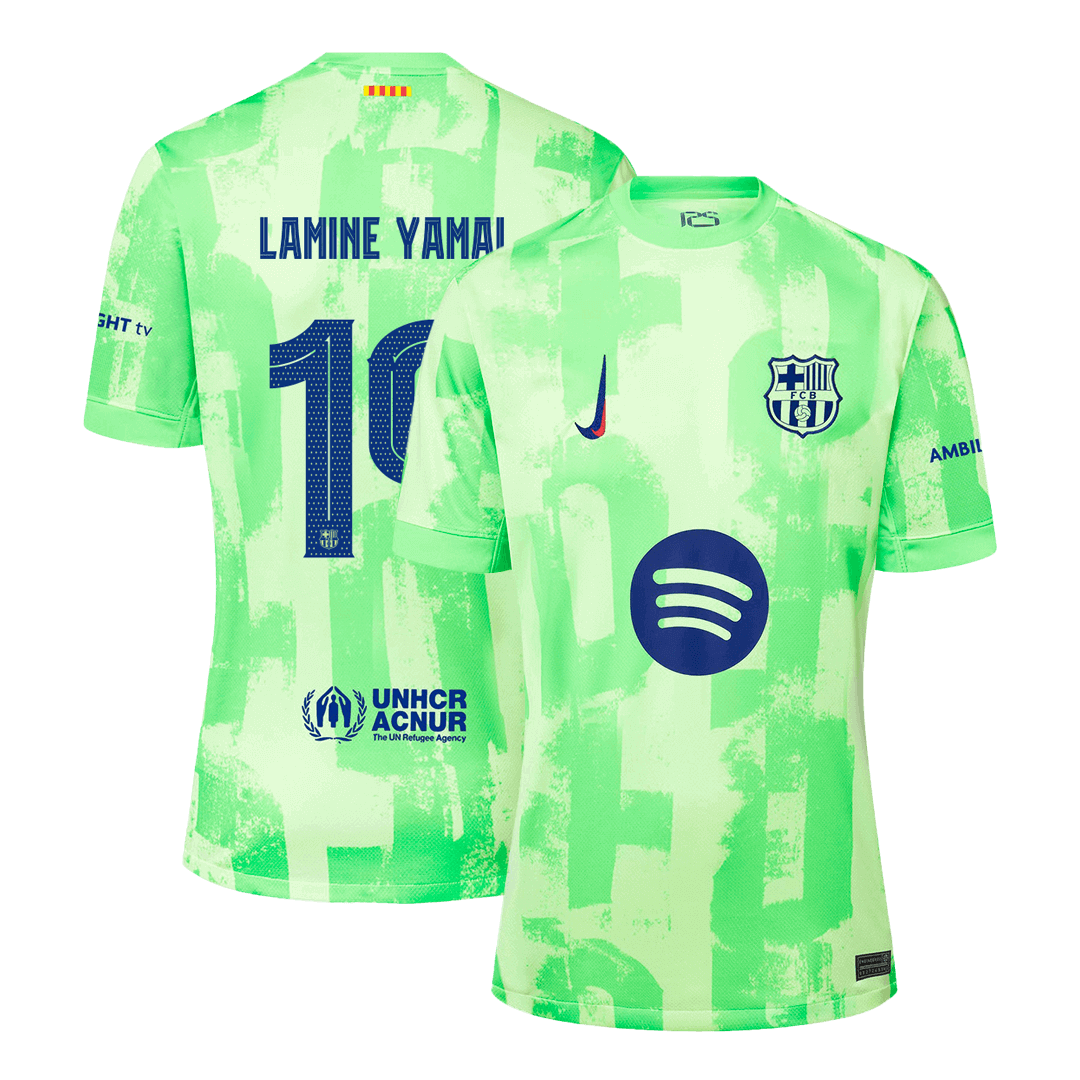 LAMINE YAMAL #19 Barcelona Third Away Soccer Jersey - Soccerdeal