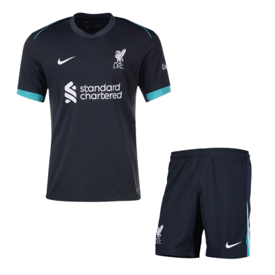 Liverpool Away Soccer Jersey Kit(Jersey+Shorts) 2024/25 - Soccerdeal