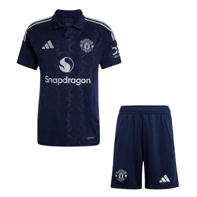 Manchester United Away Soccer Jersey Kit(Jersey+Shorts) 2024/25 - Soccerdeal