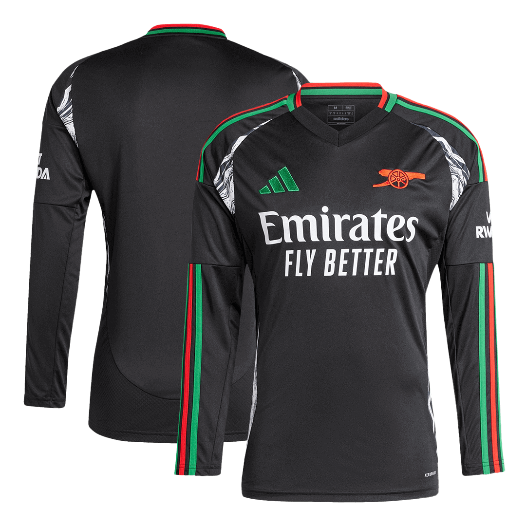 Arsenal Away Long Sleeve Soccer Jersey - Soccerdeal