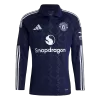 Manchester United Away Long Sleeve Soccer Jersey 2024/25 - Soccerdeal