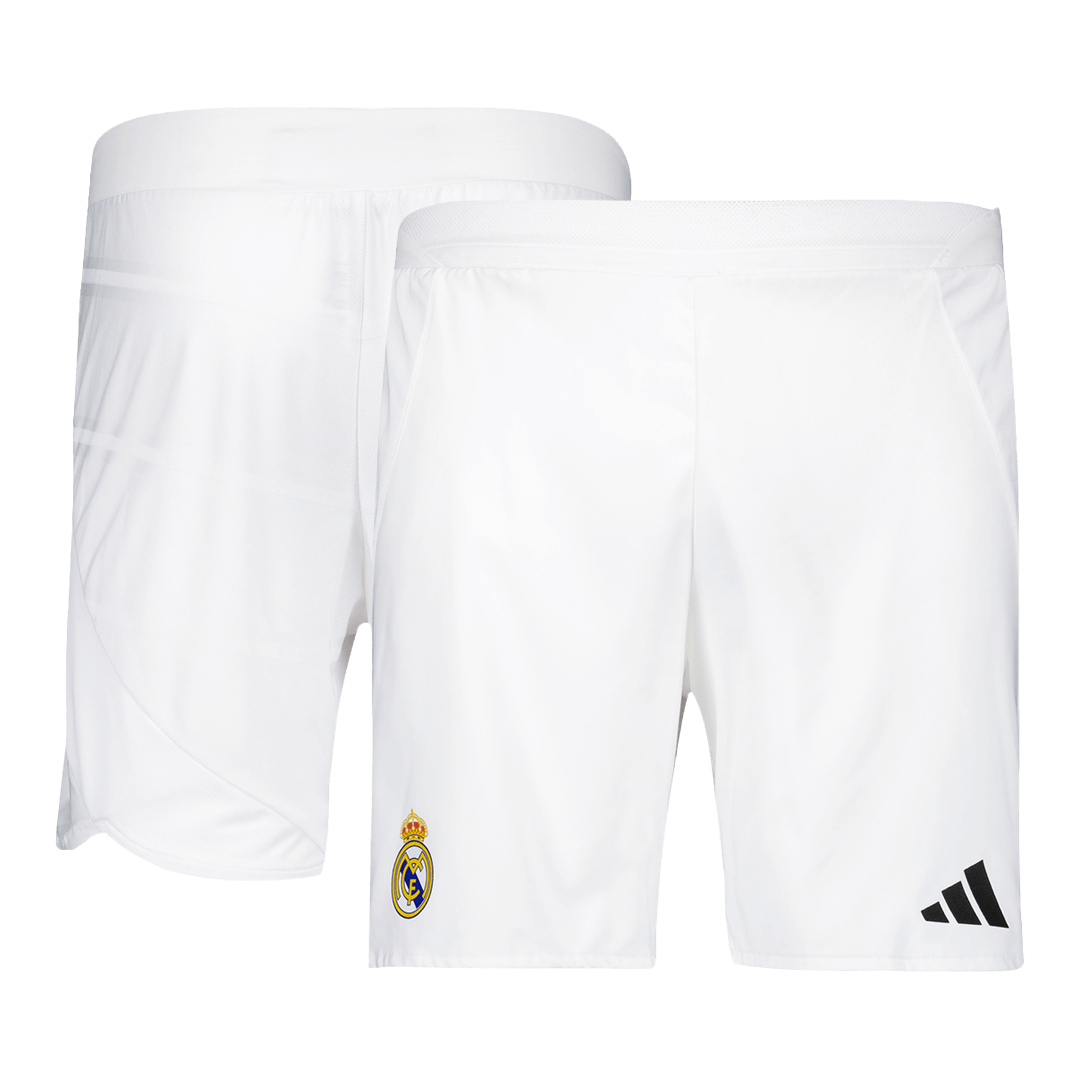 Real Madrid Home Soccer Shorts Player Version - Soccerdeal
