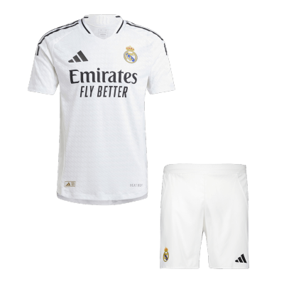 Authentic Real Madrid Home Soccer Jersey Kit(Jersey+Shorts) 2024/25 - Soccerdeal