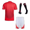 Authentic Manchester United Home Soccer Jersey Kit(Jersey+Shorts+Socks) 2024/25 - Soccerdeal