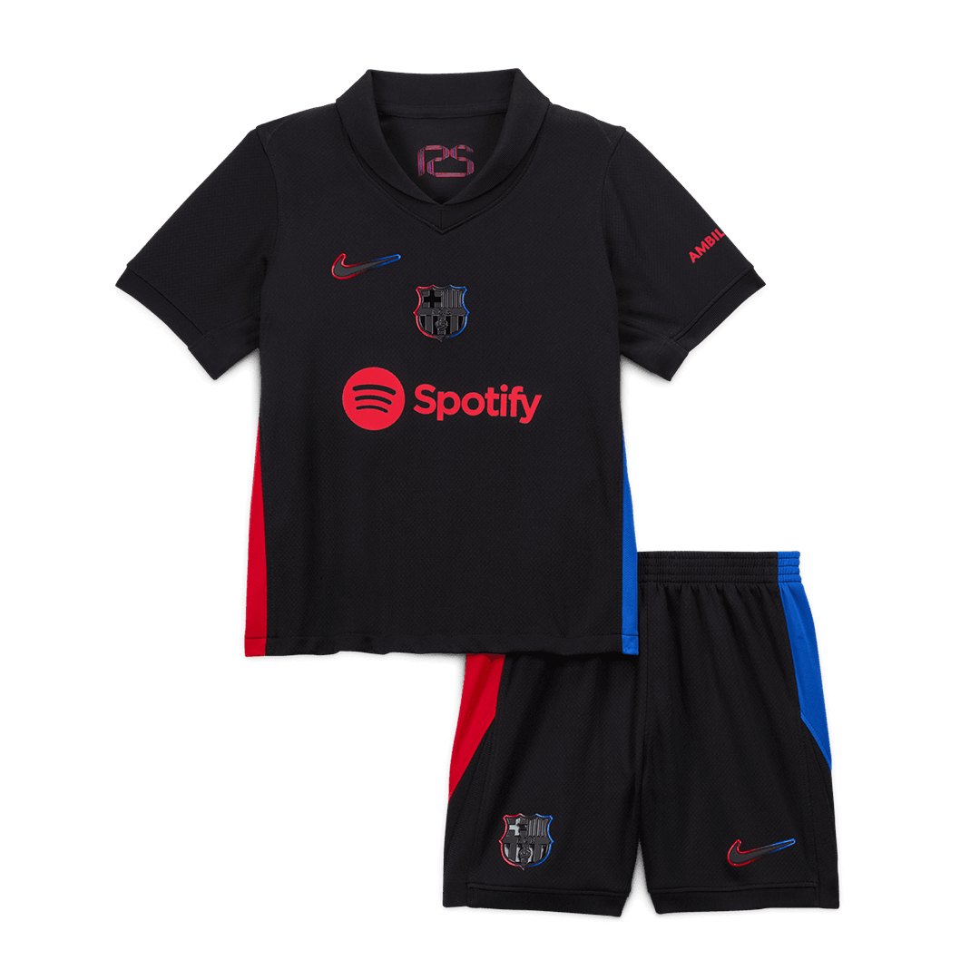 Kid's Barcelona Away Soccer Jersey Kit(Jersey+Shorts) - Soccerdeal