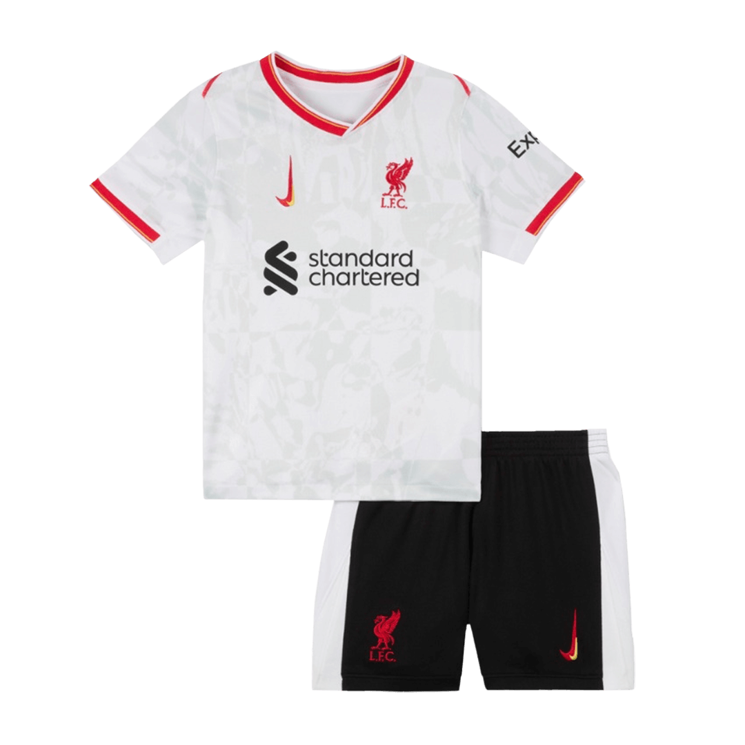 Kid's Liverpool Third Away Soccer Jersey Kit(Jersey+Shorts) - Soccerdeal