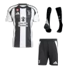 Juventus Home Soccer Jersey Kit(Jersey+Shorts+Socks) 2024/25- Save The Children Sponsor - Soccerdeal