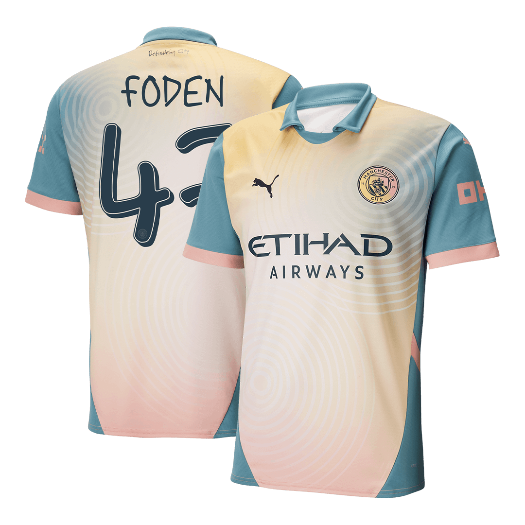 FODEN #47 Manchester City Fourth Away Soccer Jersey - Soccerdeal
