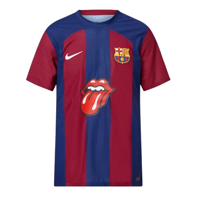 Authentic Barcelona x Rolling Stones Soccer Jersey 2023/24 - Soccerdeal