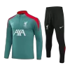 Kid's Liverpool Zipper Sweatshirt Kit(Top+Pants) 2024/25 - Soccerdeal