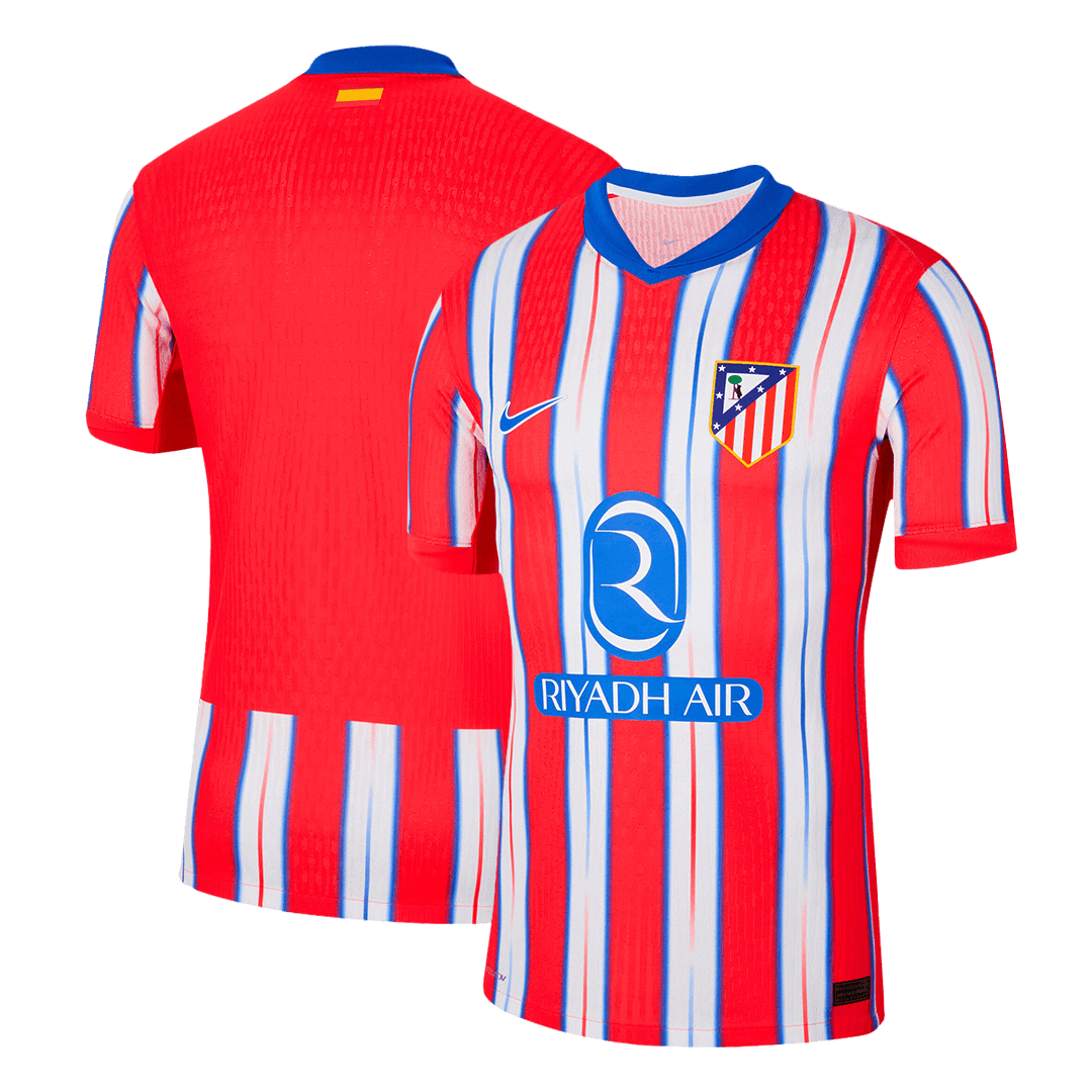 Atletico Madrid Home Soccer Jersey Player Version - Soccerdeal