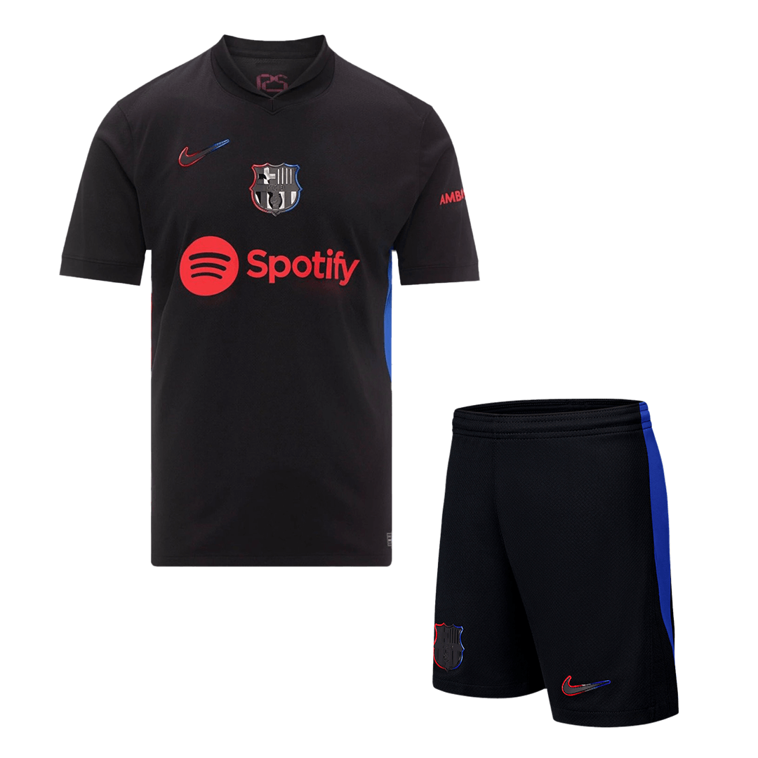 Barcelona Away Soccer Jersey Kit(Jersey+Shorts) - Soccerdeal