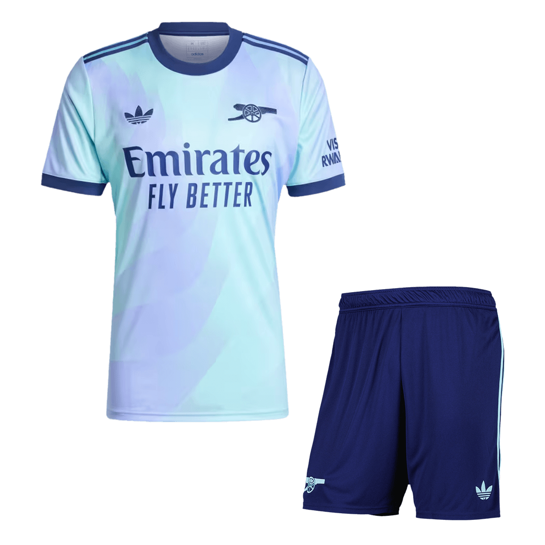 Arsenal Third Away Soccer Jersey Kit(Jersey+Shorts) - Soccerdeal