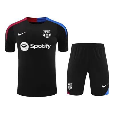 Barcelona Pre-Match Soccer Jersey Kit(Jersey+Shorts) 2024/25 - Soccerdeal