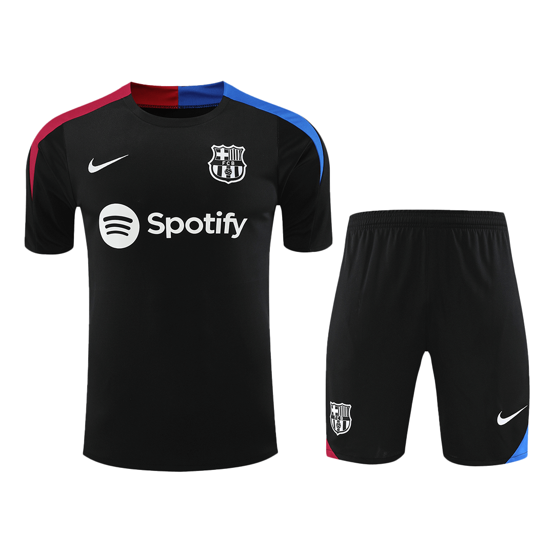 Barcelona Pre-Match Soccer Jersey Kit(Jersey+Shorts) - Soccerdeal