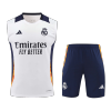 Real Madrid Pre-Match Soccer Jersey Vest Kit(Jersey+Shorts) 2024/25 - Soccerdeal