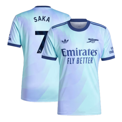 SAKA #7 Arsenal Third Away Soccer Jersey 2024/25 - Soccerdeal