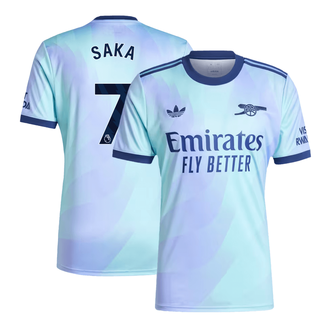 SAKA #7 Arsenal Third Away Soccer Jersey - Soccerdeal