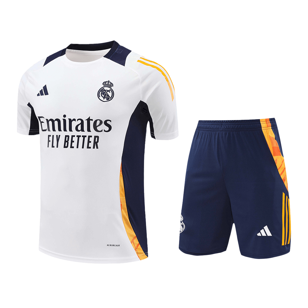 Real Madrid Pre-Match Soccer Jersey Kit(Jersey+Shorts) - Soccerdeal